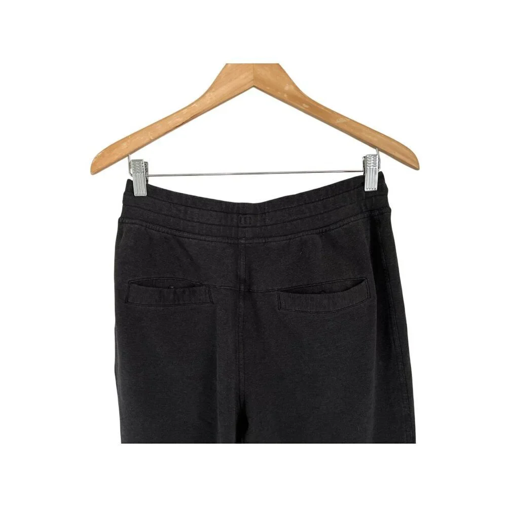 Lululemon Mens Black Jogger Sweatpants With Drawstring Waist & Pockets Size M
